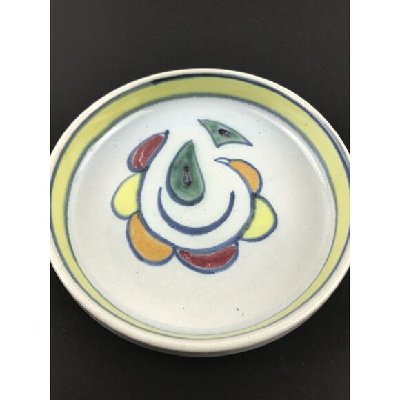 Vintage Buchan Stoneware Pottery Sutherland Coaster Trinket Scotland 4 1/8 - Picture 10 of 11